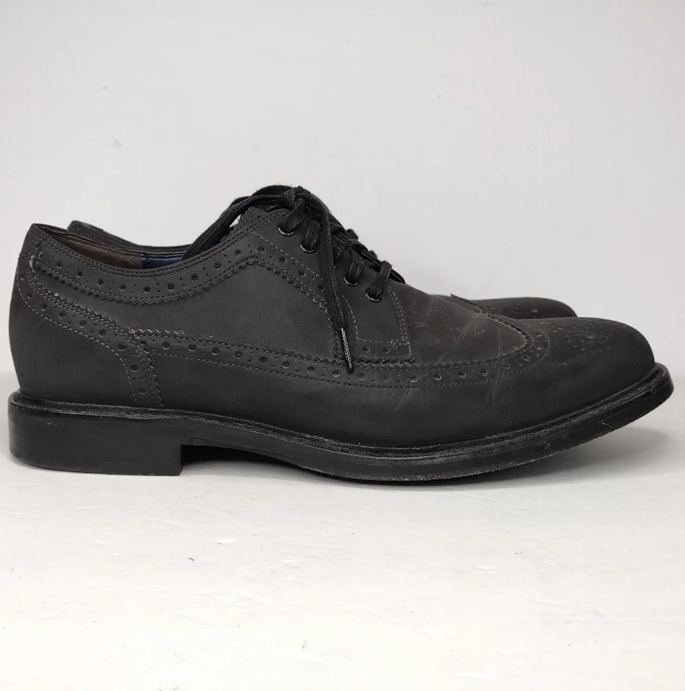 Cole Haan Men's Leather Lace Up Wingtip Business Office Oxfords Size 9.5